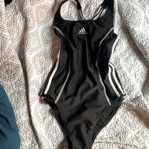 adidas one piece black swimsuit